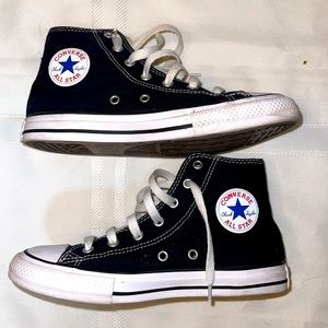 Converse All Star kids youth size 3 black